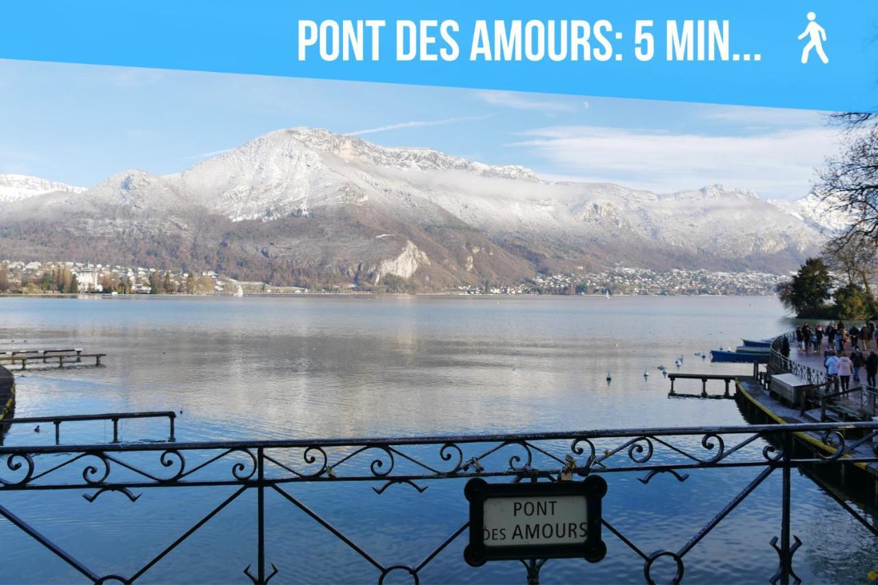 Le Carnot - Mycosyapart, Duplex Coeur De Ville Et Lac, Climatise Annecy Exterior foto