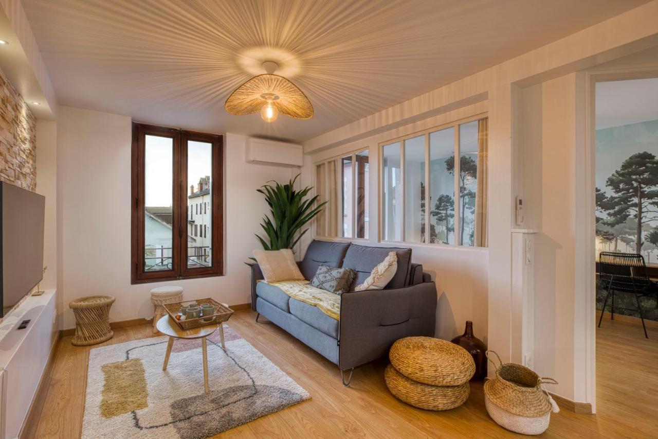 Le Carnot - Mycosyapart, Duplex Coeur De Ville Et Lac, Climatise Annecy Exterior foto